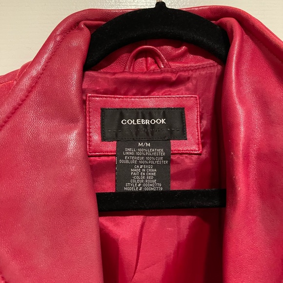 Red Leather Jacket - Picture 4 of 4